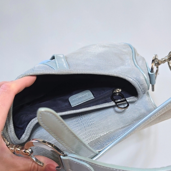 **SOLD** Dior Saddle Bag Lizard Print Embossed - Picture 8 of 13